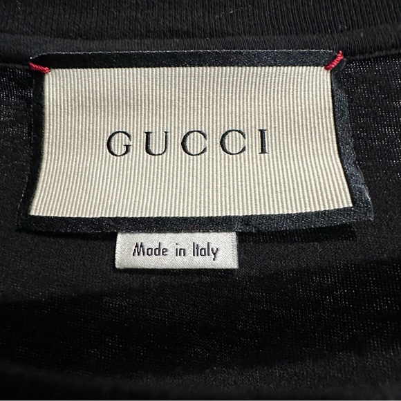 AUTHENTIC OVERSIZE WASHED T-SHIRT WITH GUCCI LOGO - Picture 10 of 16